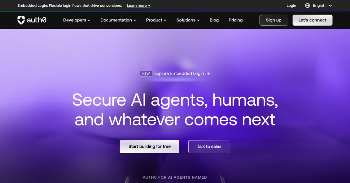Screenshot of Auth0 (by Okta)