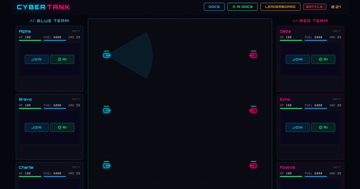 Screenshot of CyberTank