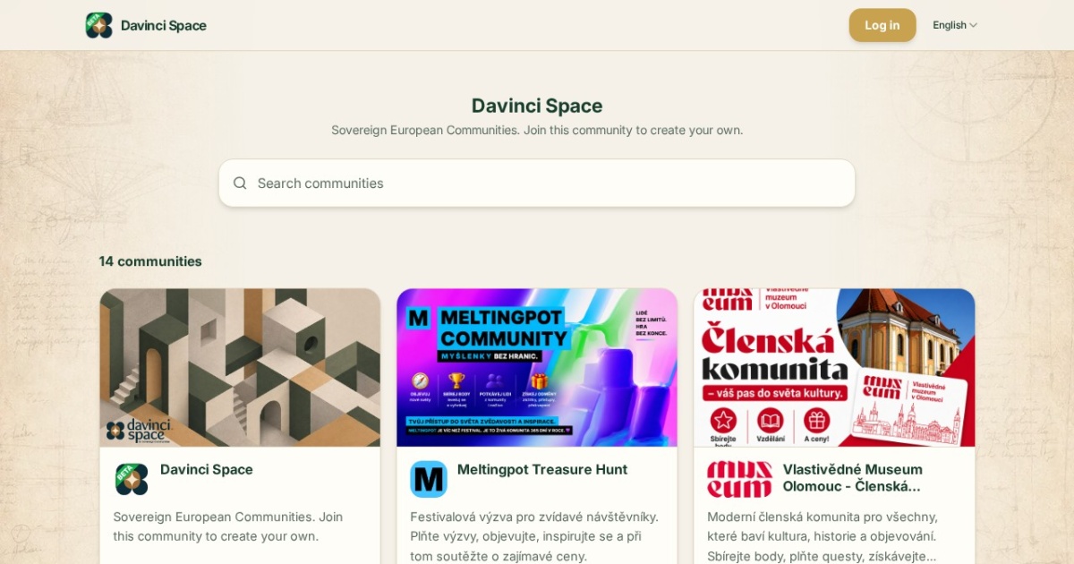 Screenshot of Davinci Space