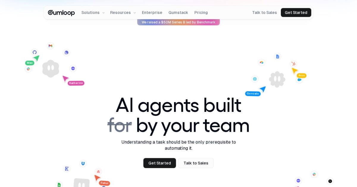 Screenshot of Gumloop