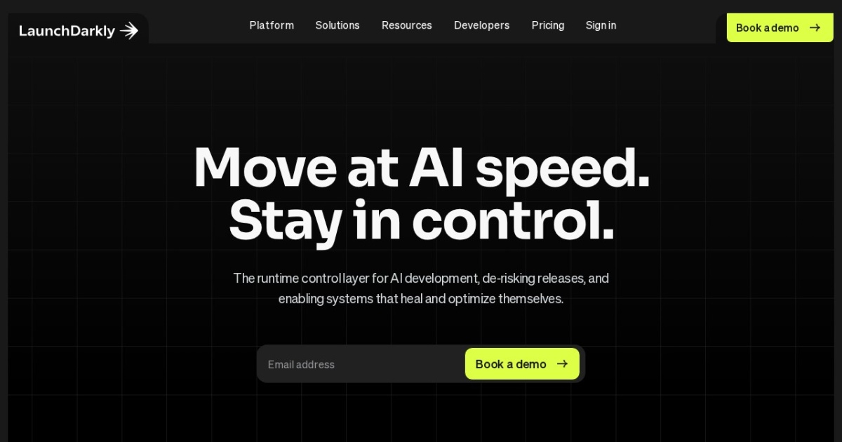 Screenshot of LaunchDarkly