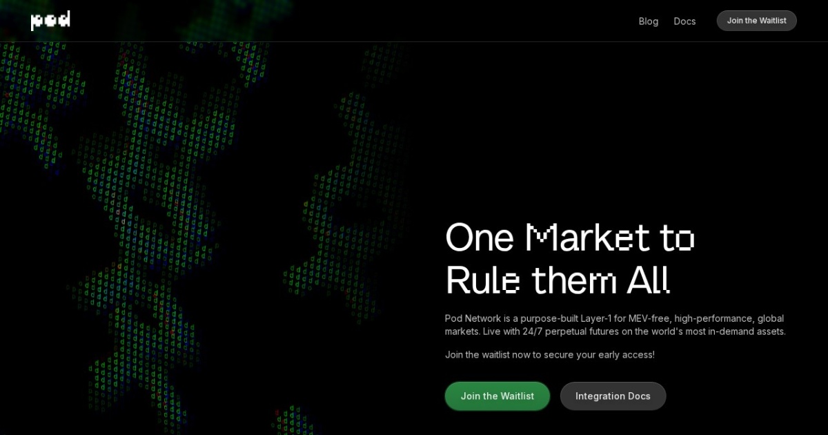 Screenshot of Pod Network