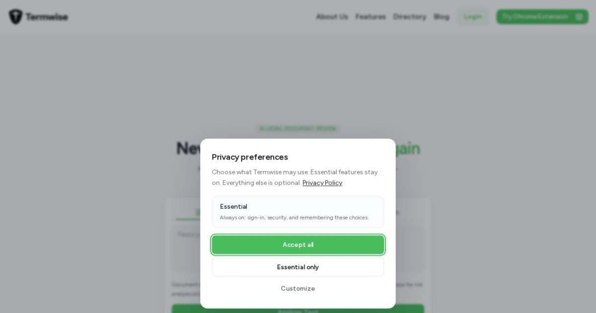 Screenshot of Termwise
